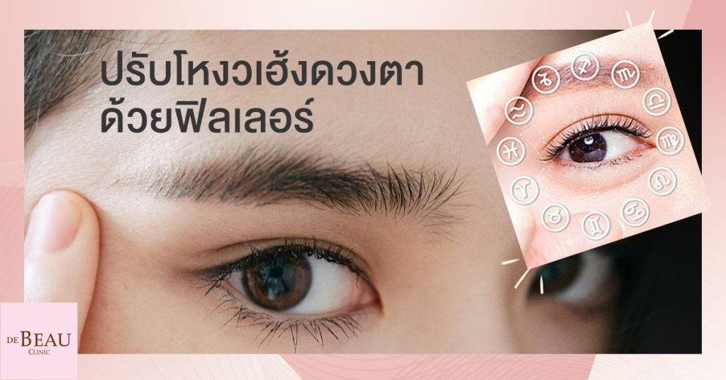 ปรับโหงวเฮ้งดวงตา แก้หนังตาตก หย่อนคล้อย ด้วยฟิลเลอร์