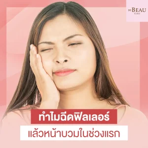 ฉีดฟิลเลอร์แล้วหน้าบวม